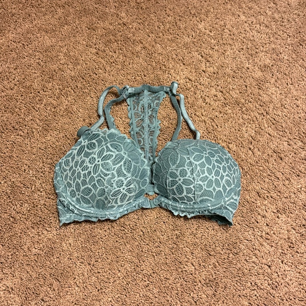 PINK Victoria’s Secret Racer Back Lace Padded Bra size 34D